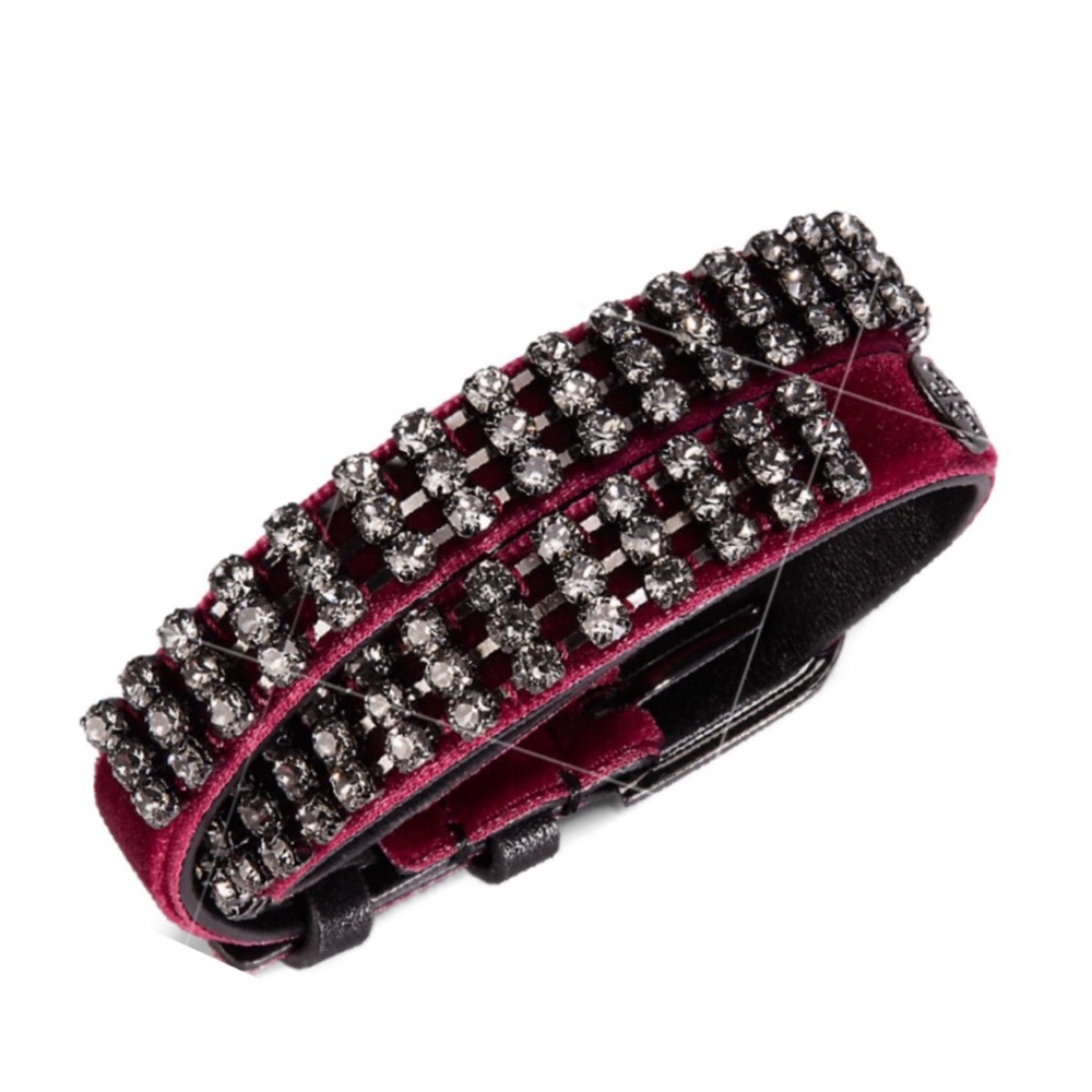 Tory- Double-Wrap Crystal Embellished Bracelet